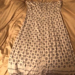 Strapless Button Down Maxi